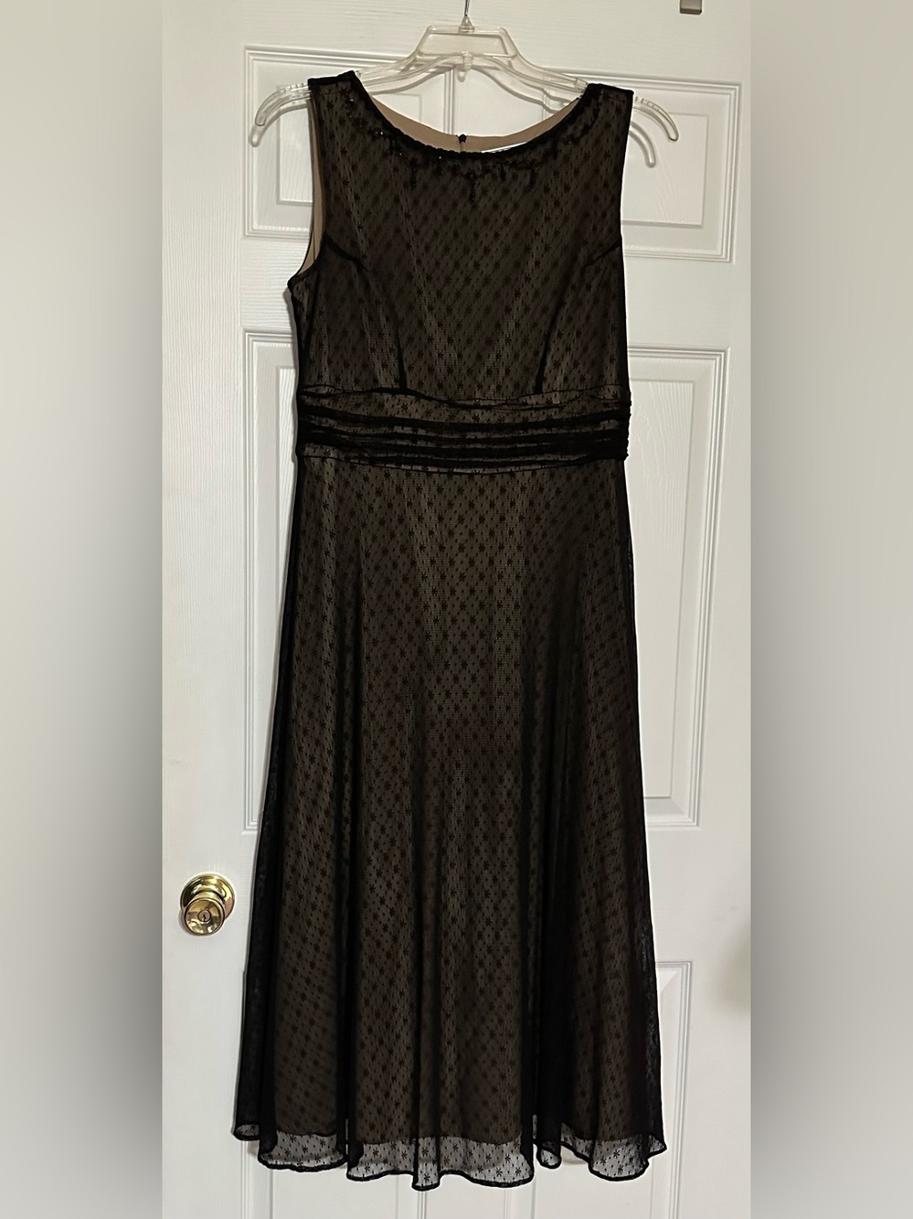 Eliza J Black Sleeveless A-Line Maxi Dress